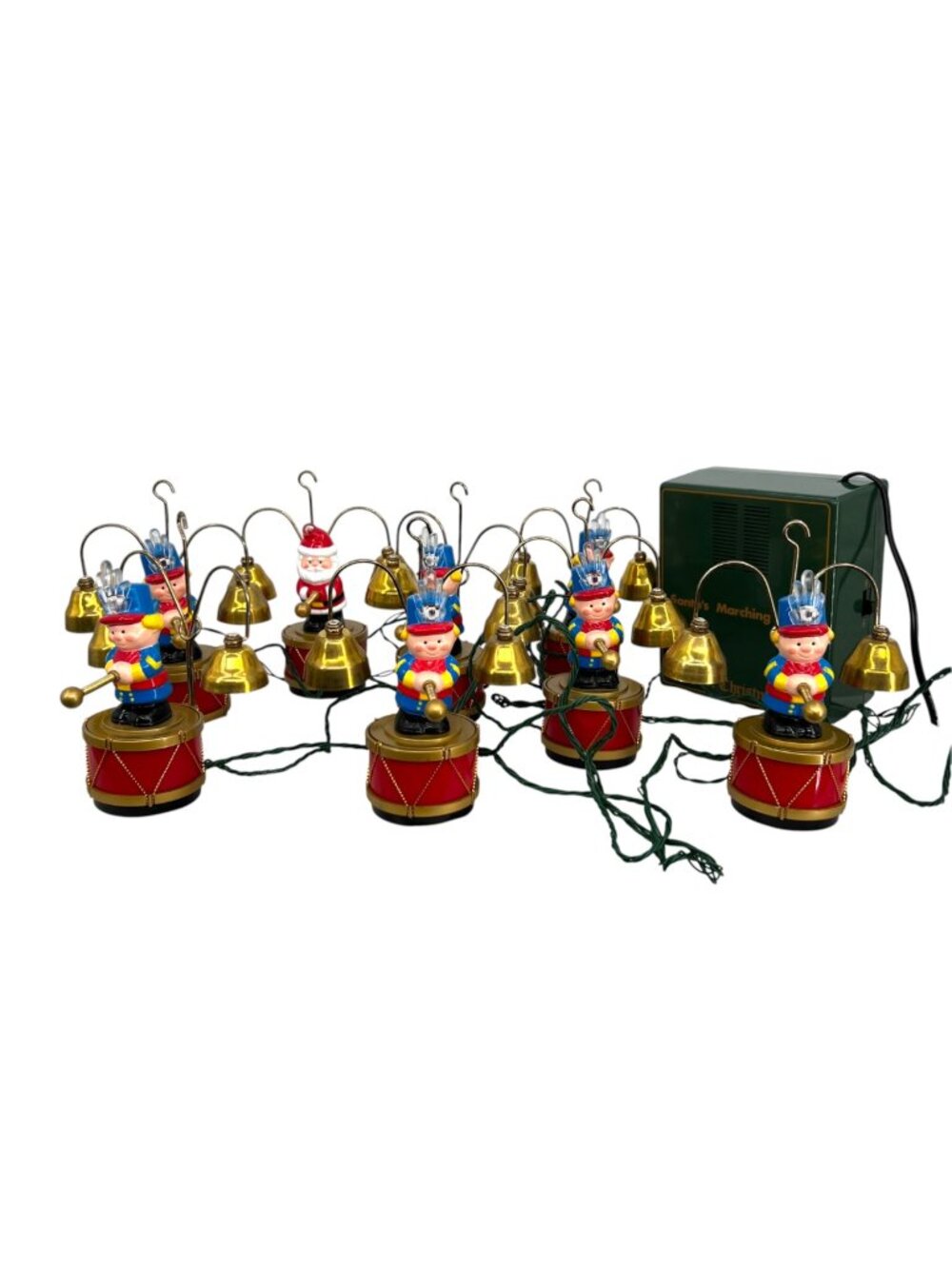 Mr. Christmas Santas Marching Band Animated Musical Christmas Decoration Set
